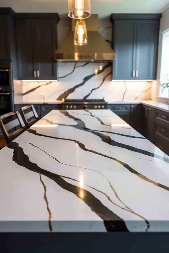 Quartz with Bold Veining