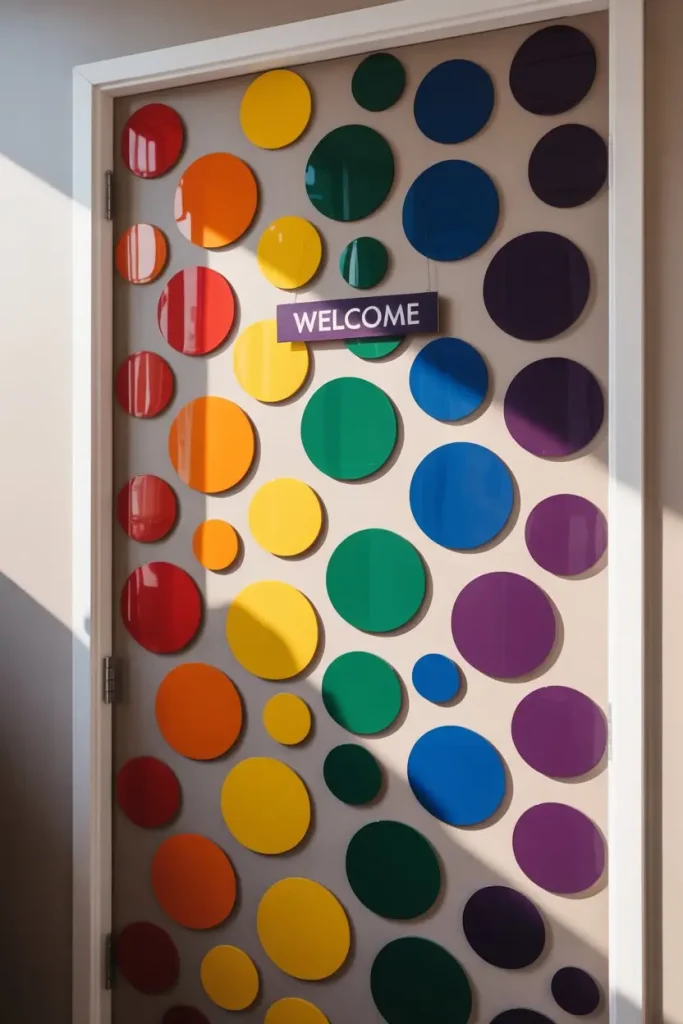 Rainbow Polka Dots for a Modern Look