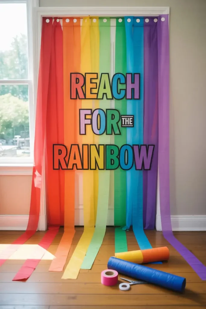 Rainbow Streamers for Movement