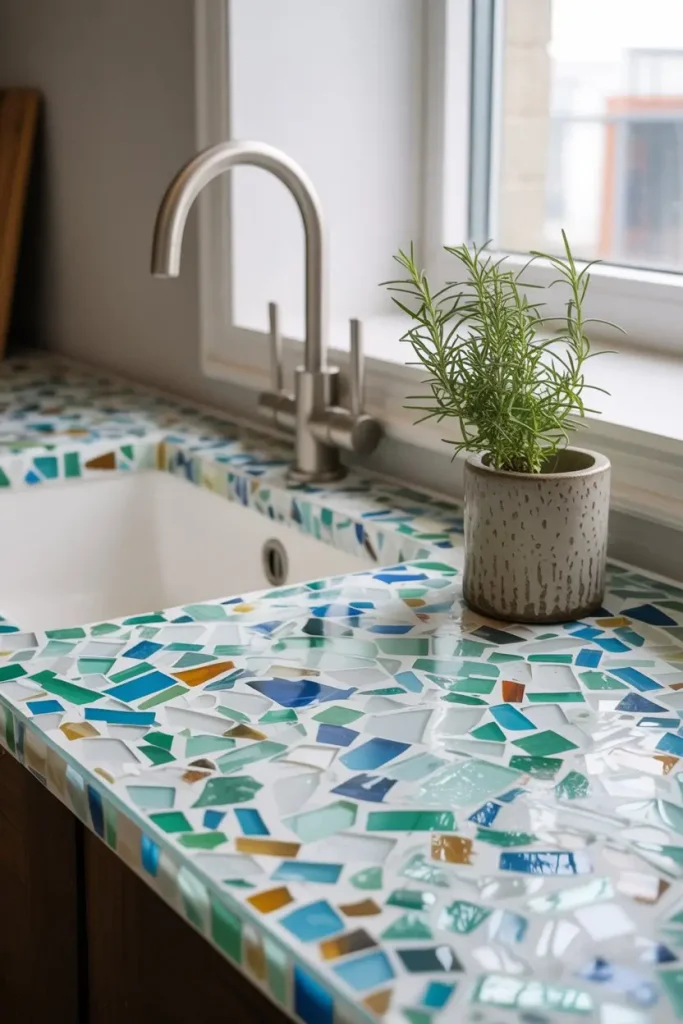 Recycled Glass Surfaces