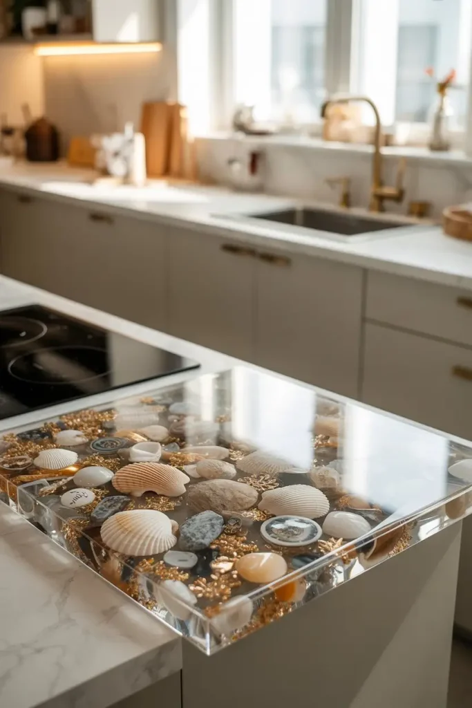 Resin with Embedded Objects