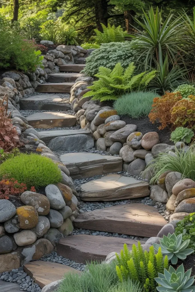 Rock Gardens with Local Stone