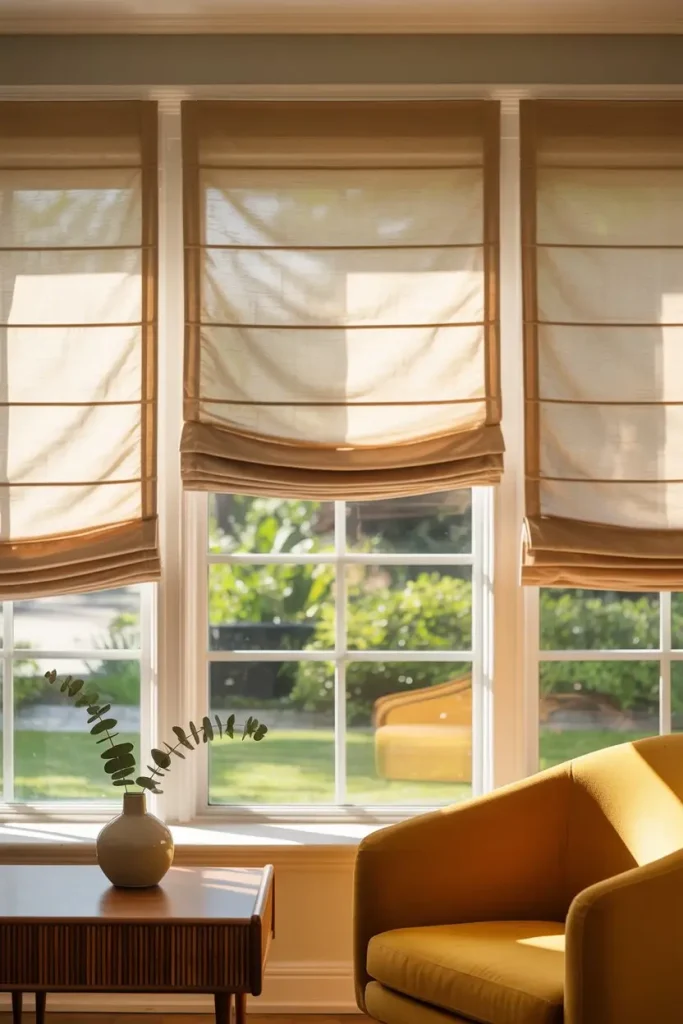 Roman Shades for Soft Structure