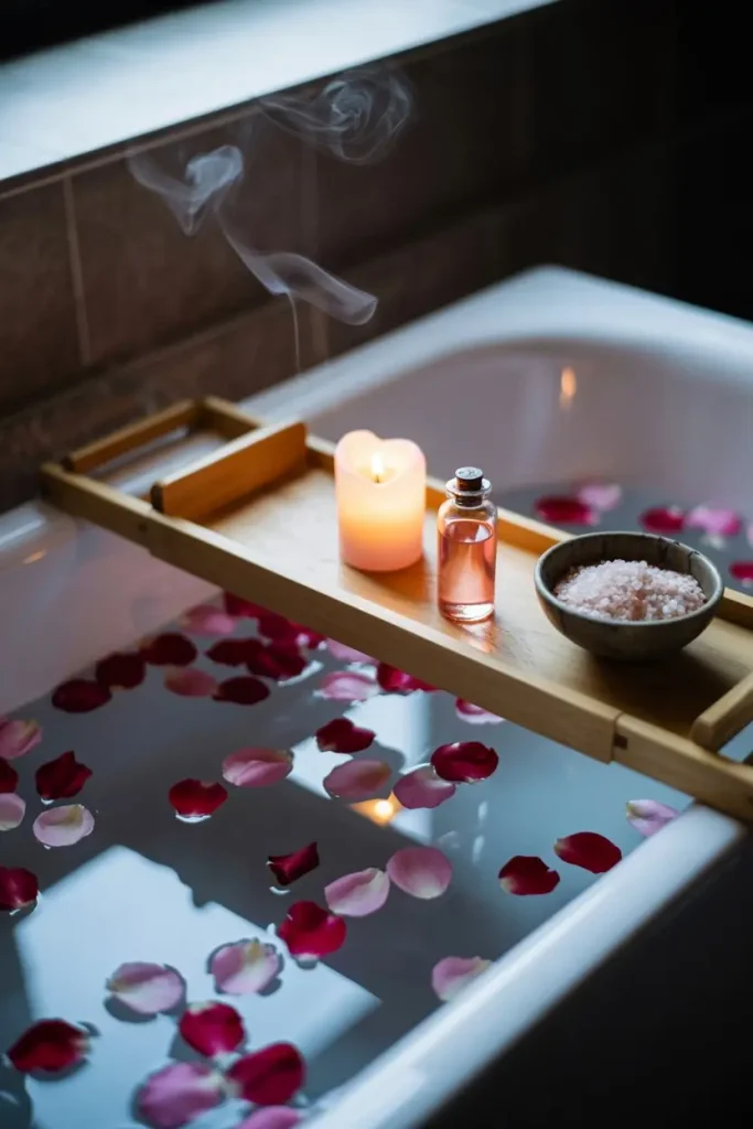 Rose Petals as Relaxing Bath Enhancers