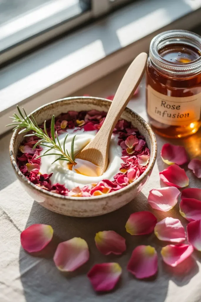 Rose Petals in DIY Facial Masks