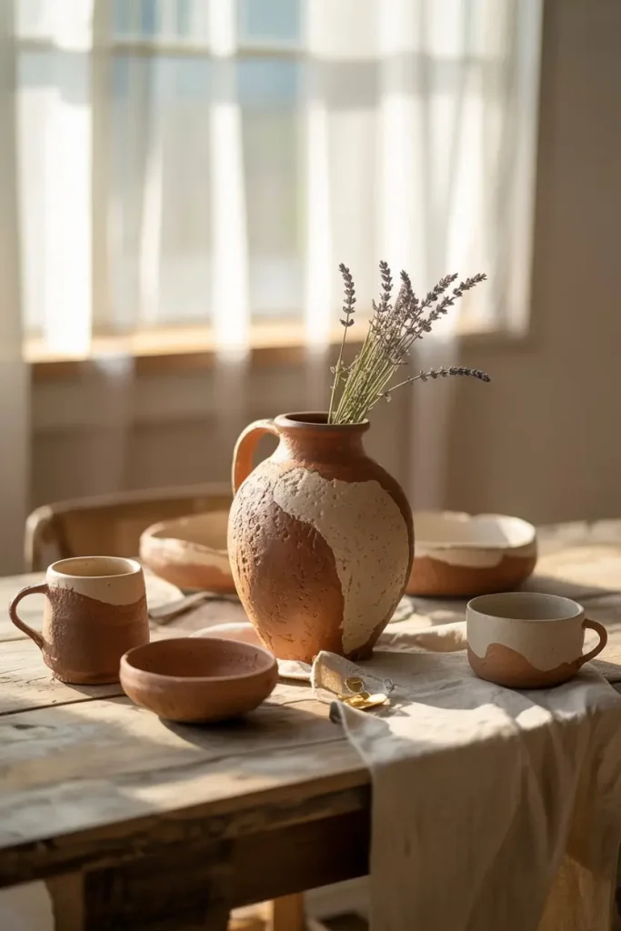 Rough Rustic Finishes for Earthy Warmth