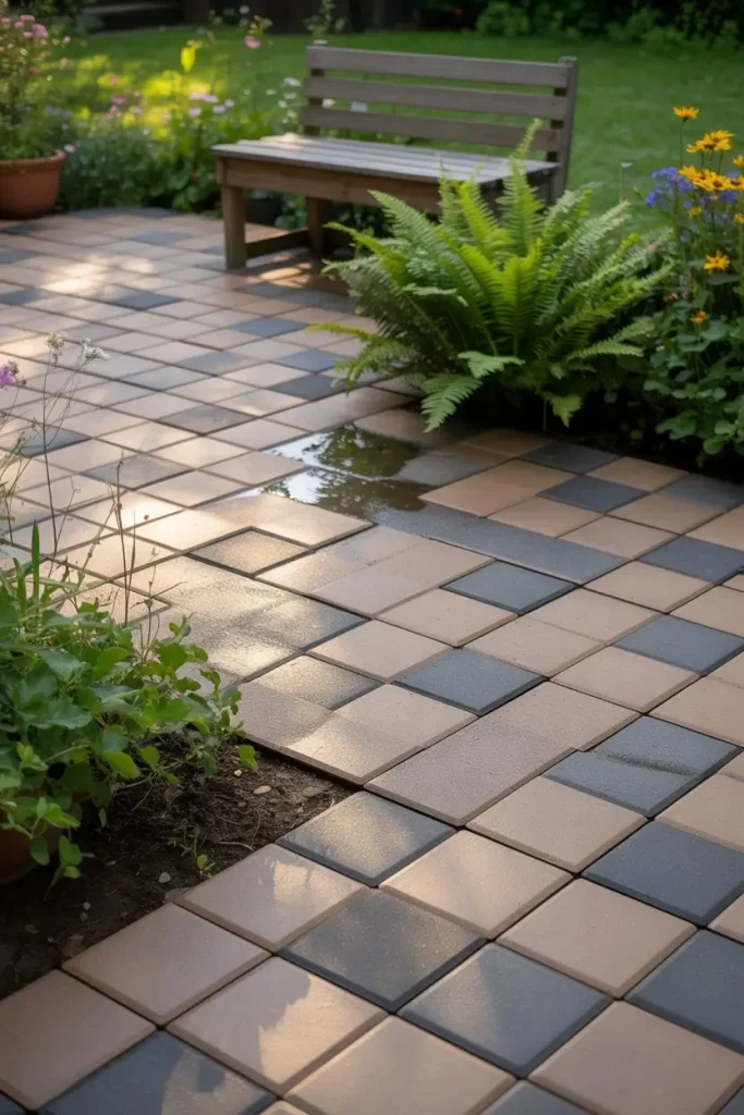 Rubber Pavers for Cushion and Safety