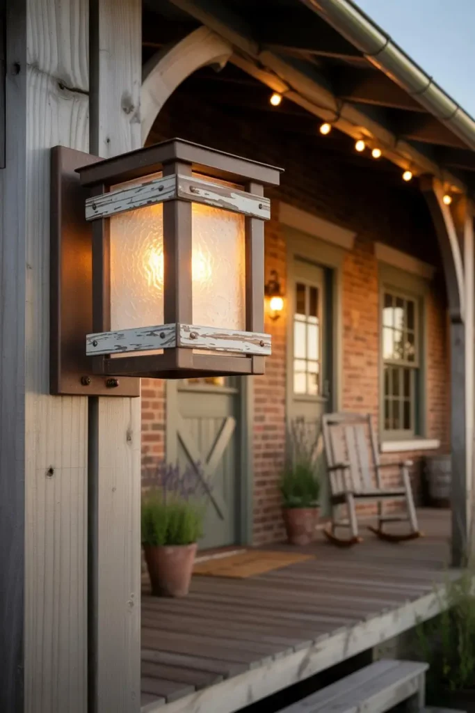 Rustic Outdoor LED Wall Sconces for Warm Charm