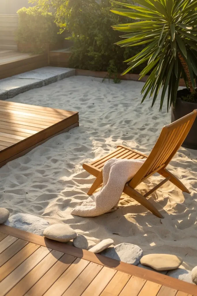 Sand Areas for Beach-Like Relaxation