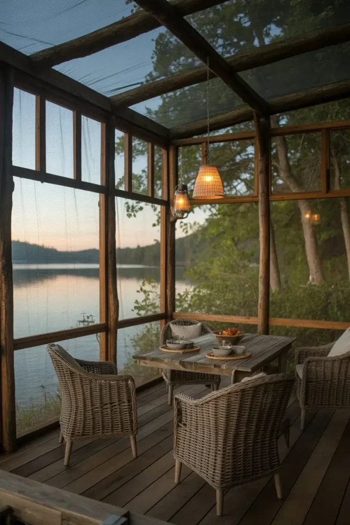 Screened Deck Retreats for All Seasons