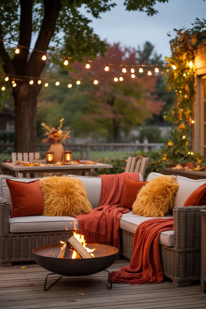 Seasonal Courtyard Styling