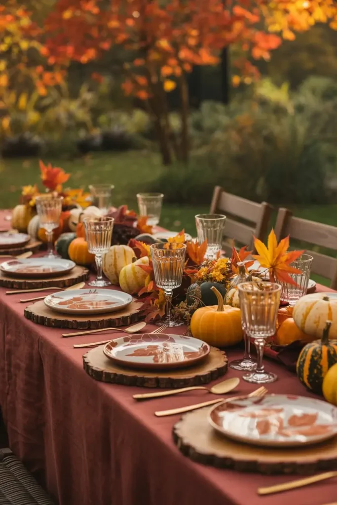 Seasonal Harvest Table Decorations