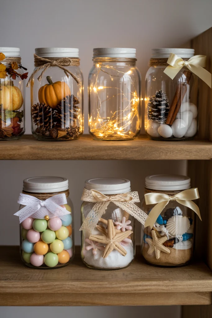 Seasonal Jars for Festive Charm