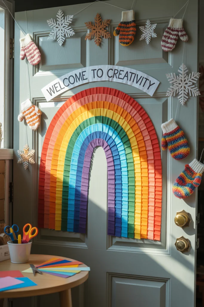 Seasonal Rainbow Door Designs