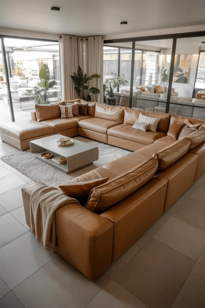 Sectionals for Large Families and Open Spaces