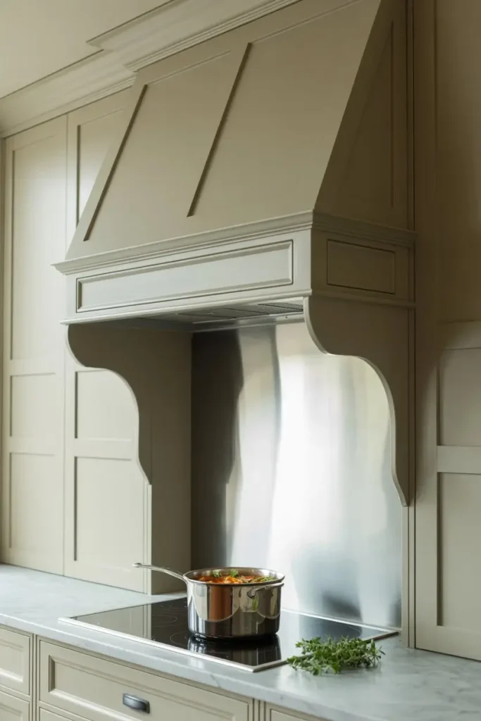 Sleek Shaker-Style Hood