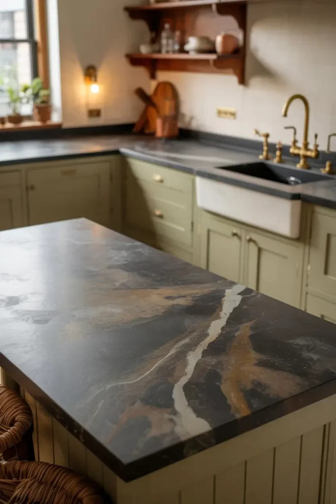 Soapstone with Natural Patina