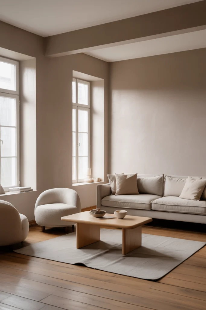 Soft Warm Gray for a Cozy Minimalist Look