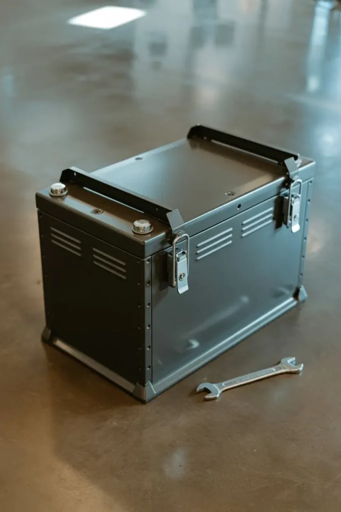 Steel Battery Box with Powder Coating