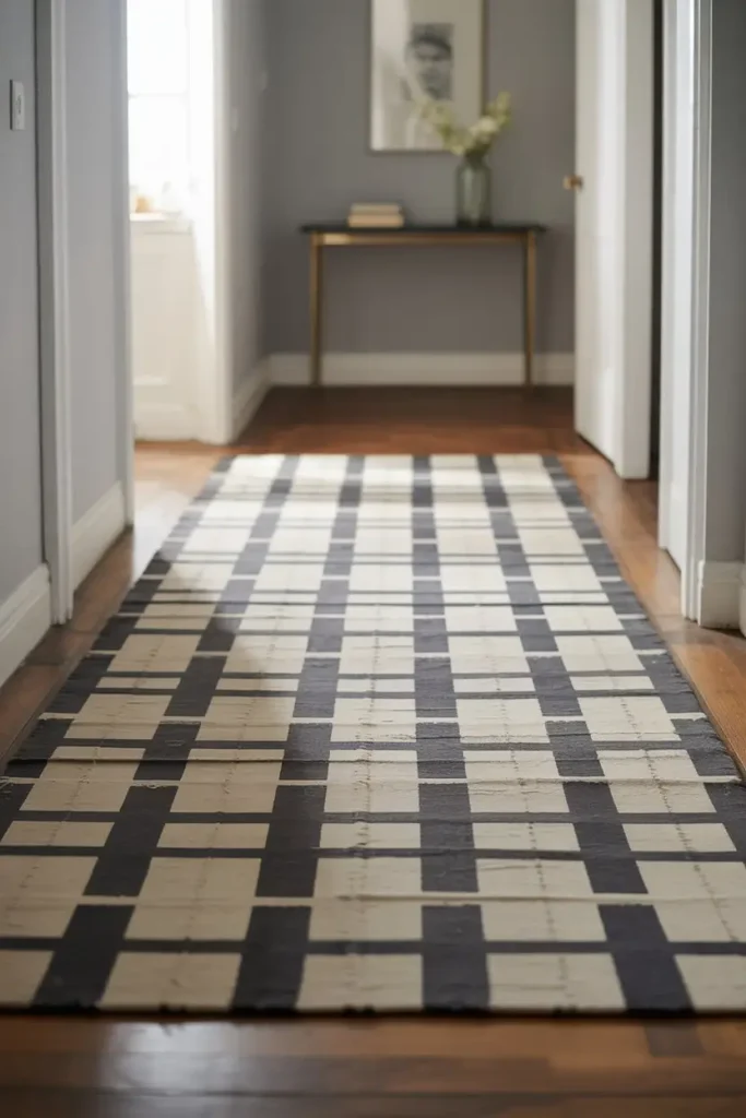 Stenciled Rugs and Floor Mats