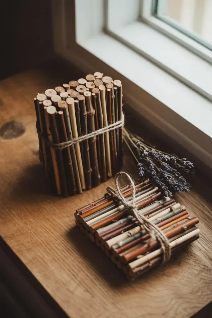 Stick Coasters and Placemats