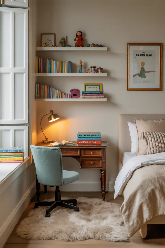 Study-Friendly Bedroom Idea