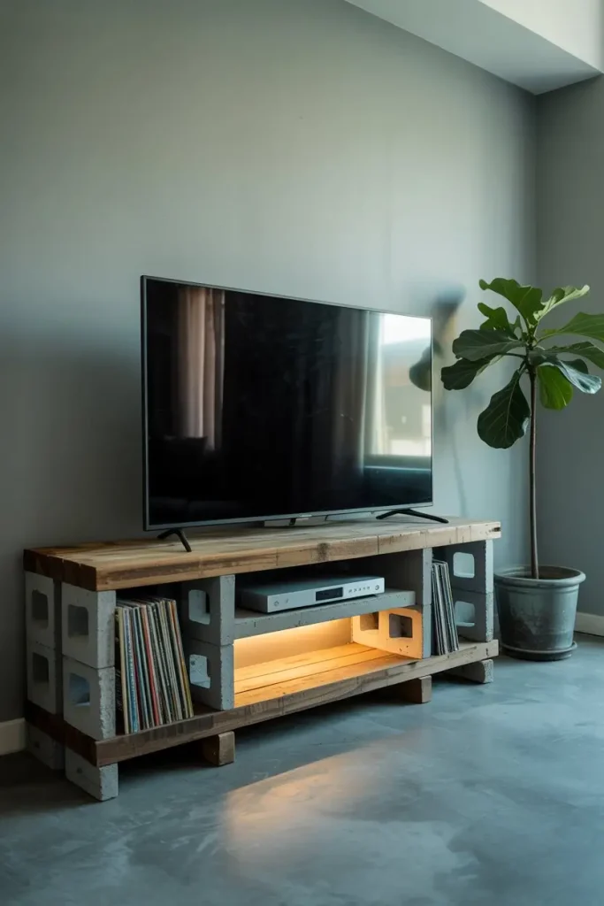 TV Stand with Built-In Storage