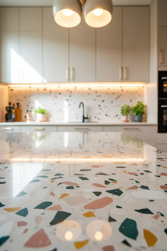Terrazzo with Modern Colors