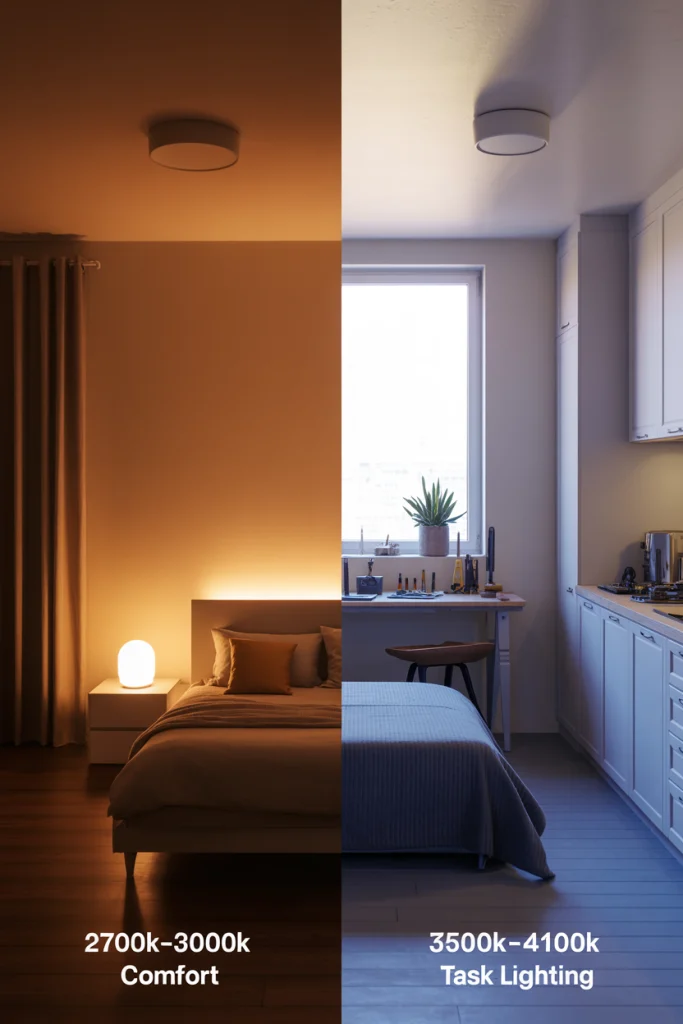 The Role of Color Temperature and Brightness