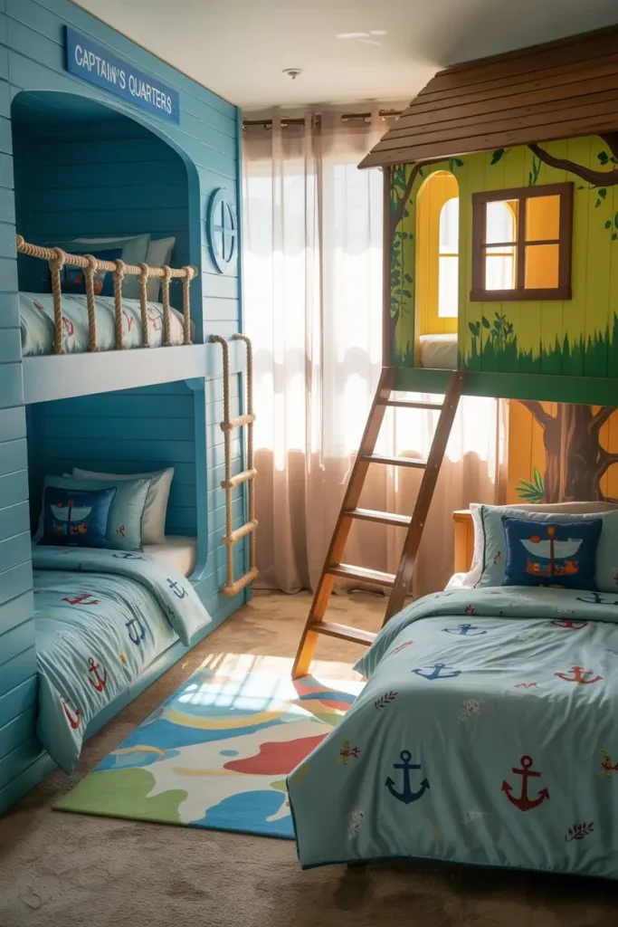 Themed Quad Bunk Beds for Kids