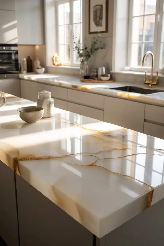 Transitional White onyx