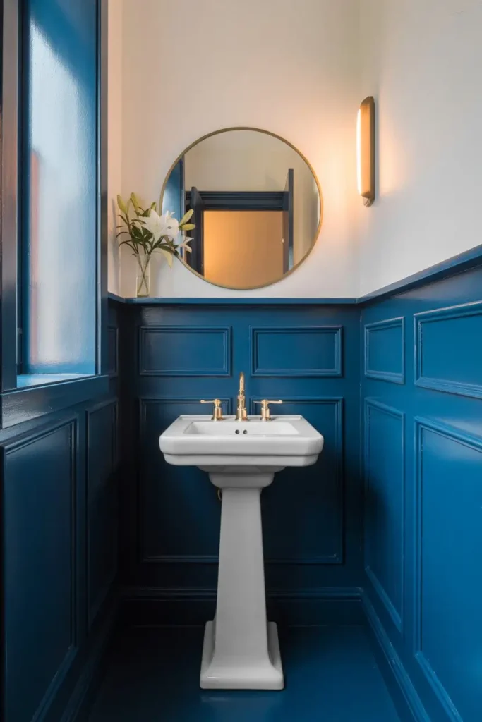 Two-Tone Painted Wainscoting