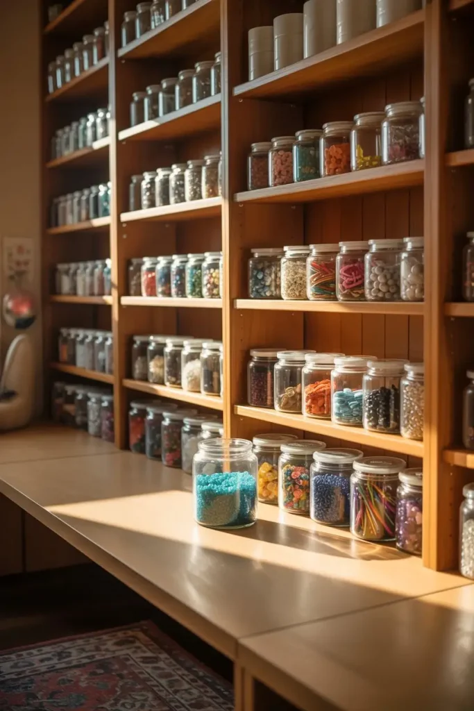 Use Jars and Canisters for Small Items