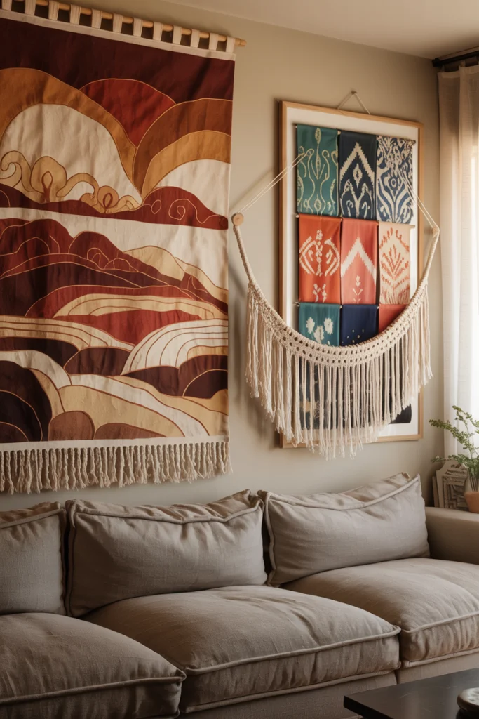 Wall Hangings and Fabric as Art