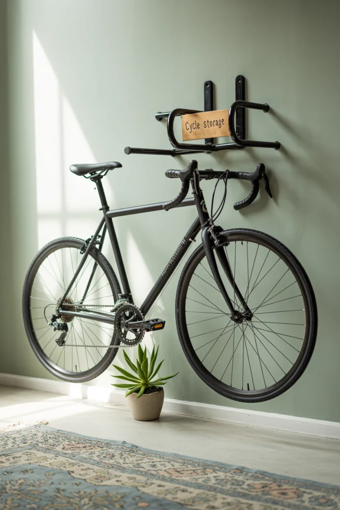 Wall-Mounted Racks for Vertical Storage