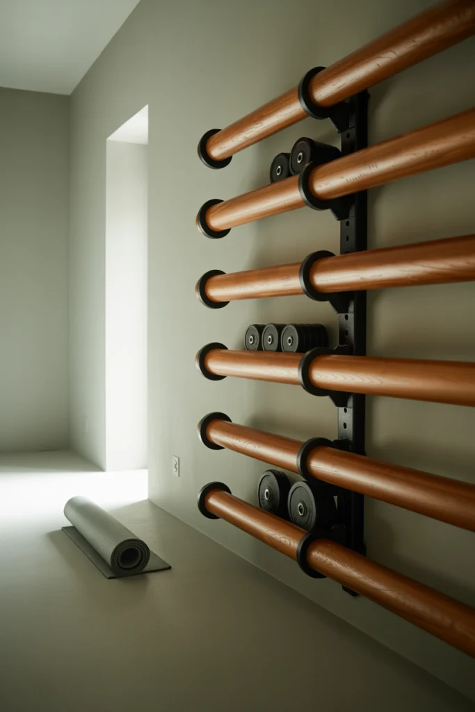 Wall-Mounted Wooden Arms