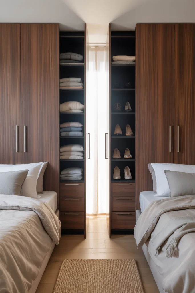 Wardrobes as Walls