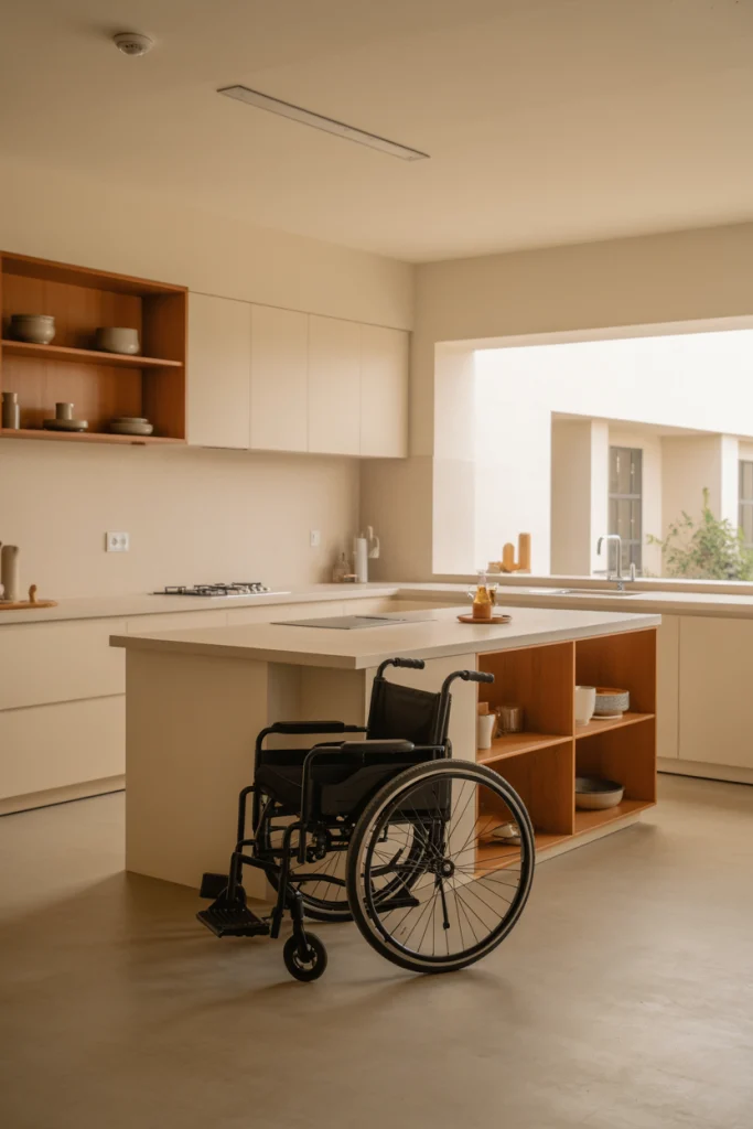 Wheelchair-Friendly Kitchen Islands