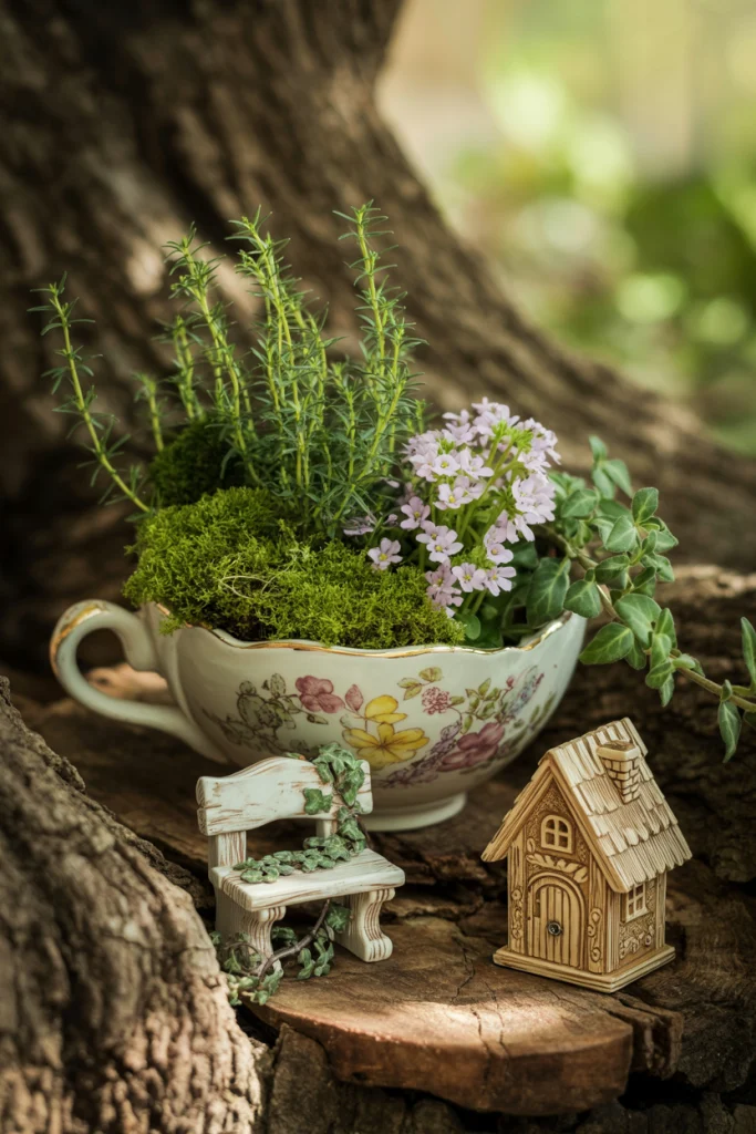 Whimsical Fairy Garden Pour