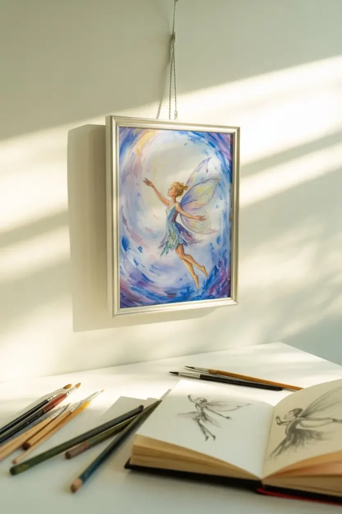 Whimsical Watercolor Fairy Paintings for Artistic Flair