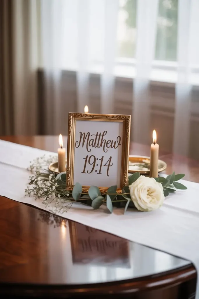 Wooden Cross with Baby’s Initials