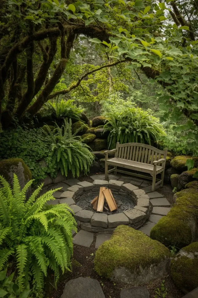 Woodland-Inspired Outdoor Rooms