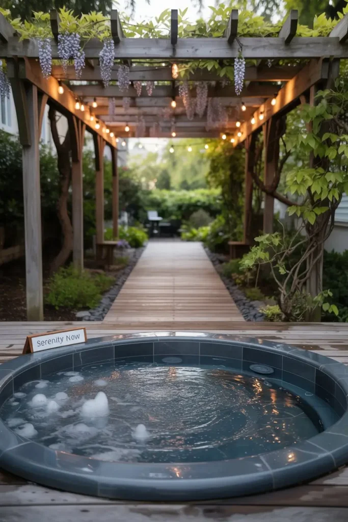 Year-Round Hot Tub Retreat